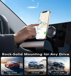 Vacuum Magnetic Car Phone Stable Dashboard  Adsorption  Anti-Shake Mobile StandUniversal For Cars Safe Driving Access